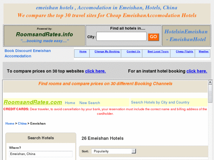 www.emeishanhotels.com