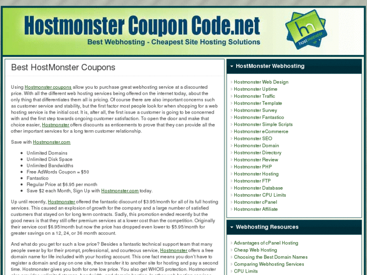 www.hostmonstercouponcode.net