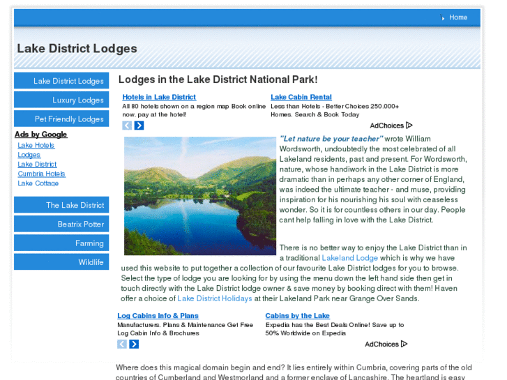 www.lakedistrictlodges.com