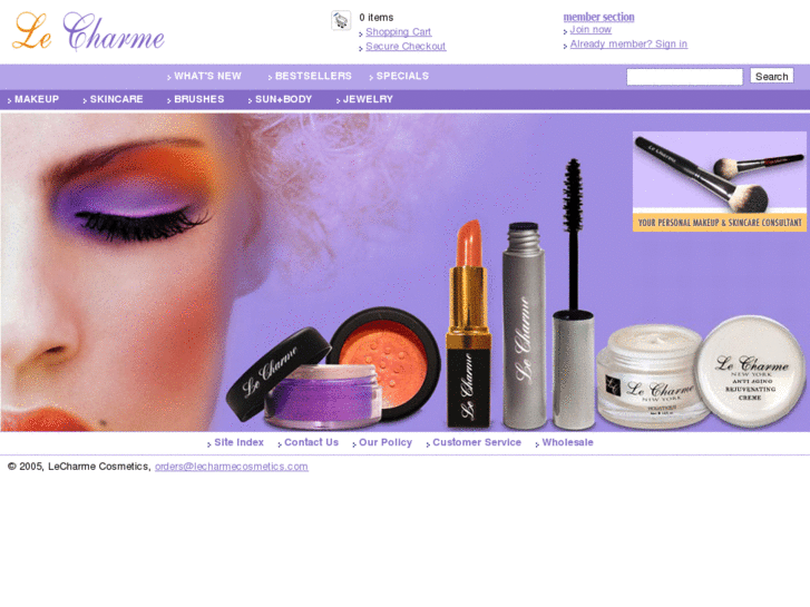 www.lecharmecosmetics.com