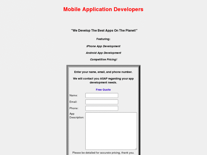 www.mobileapplicationdevelopers.net