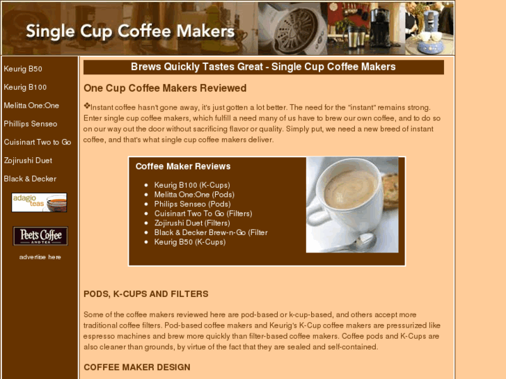 www.singlecupcoffeemakers.com