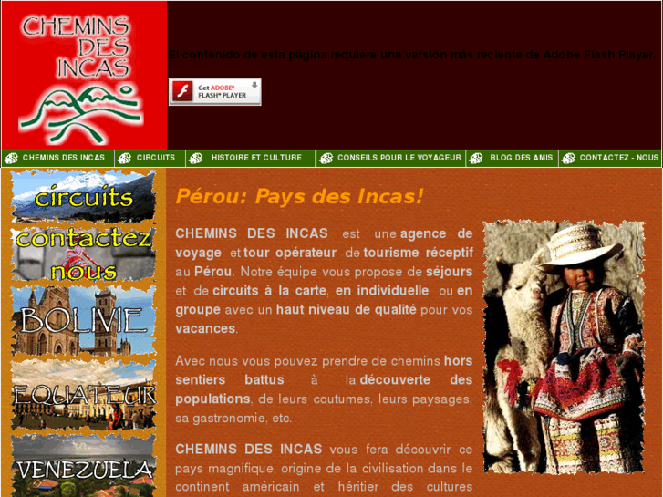 www.cheminsdesincas.com