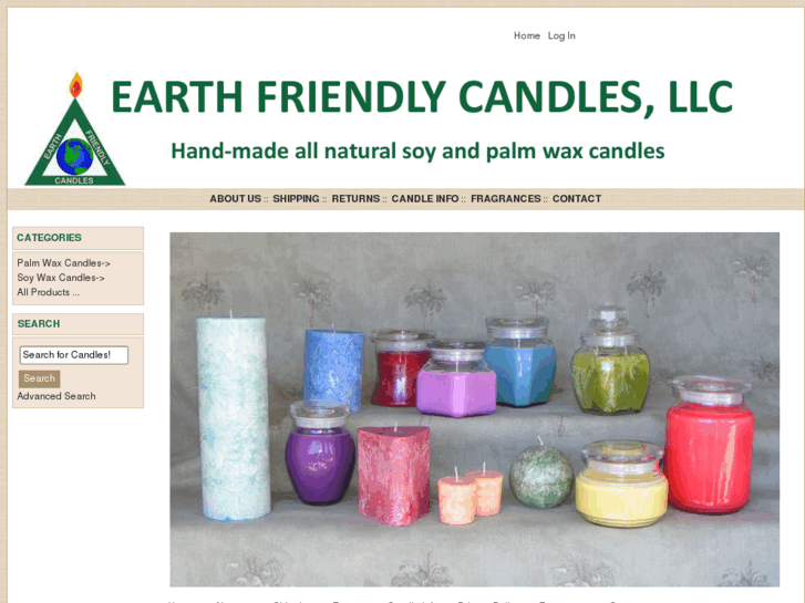 www.earthfriendlycandles.com