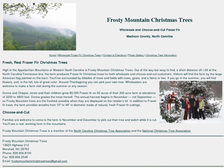 www.frostymountainchristmastrees.com