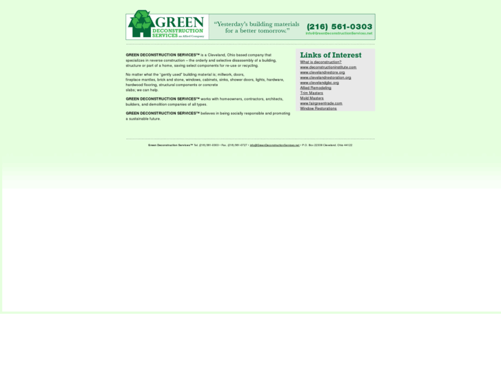 www.greendeconstructionservices.net