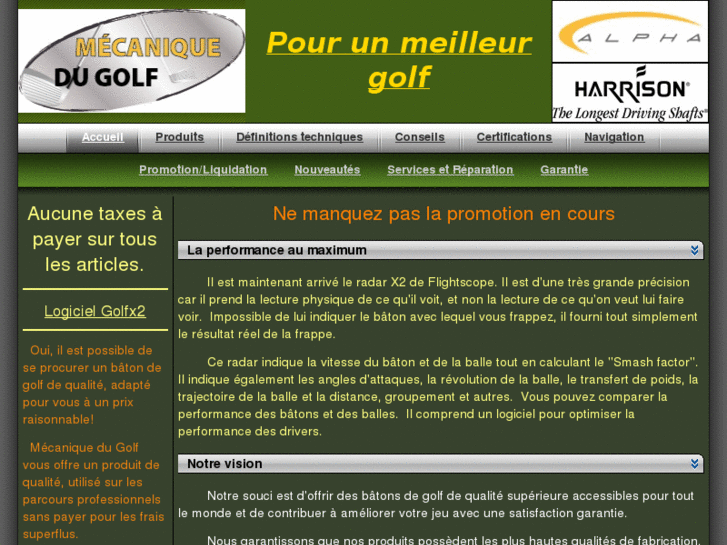 www.mecaniquedugolf.com