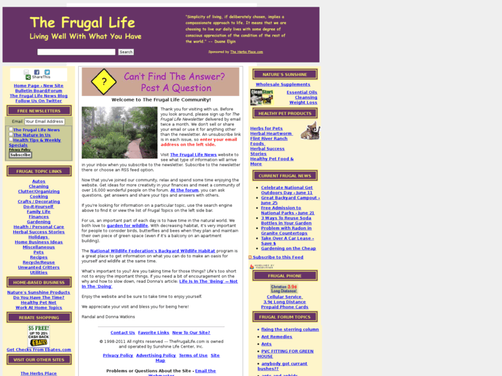 www.thefrugallife.com