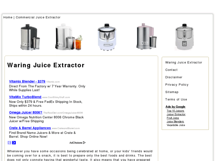 www.waringjuiceextractor.net