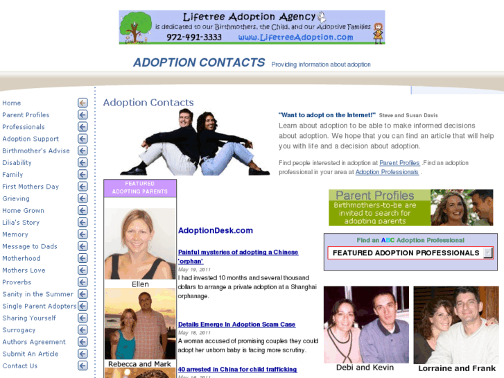 www.adoptioncontacts.com