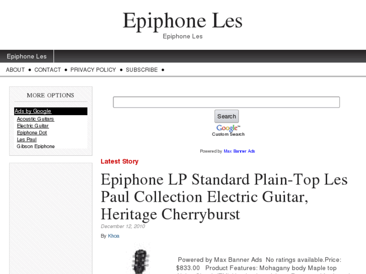 www.epiphoneles.com