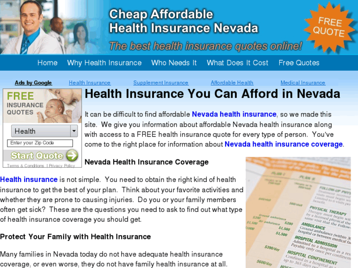 www.nevadacheapaffordablehealthinsurance.com