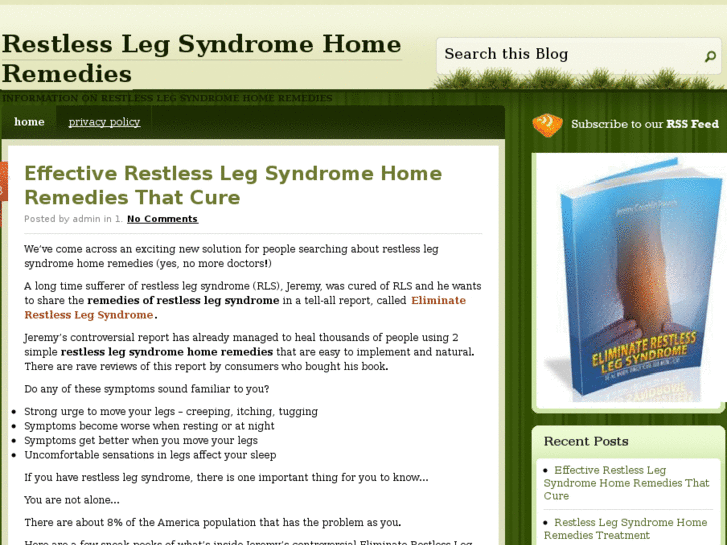 www.restlesslegsyndromehomeremedies.com