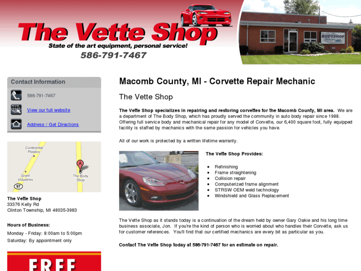 www.thevetteshop.net