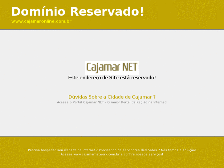 www.cajamaronline.com.br