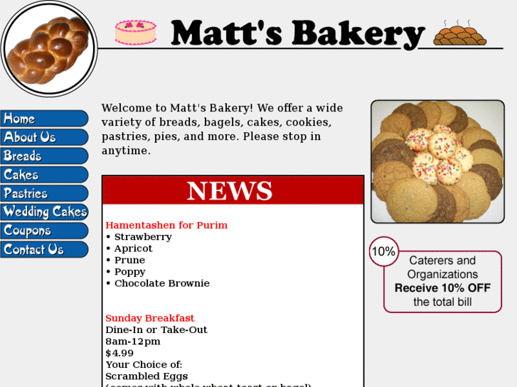 www.mattsbakery.com