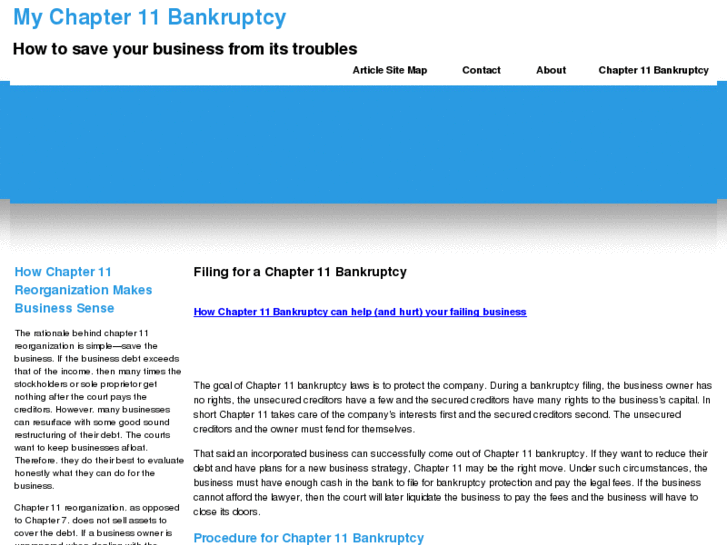 www.mychapter11bankruptcy.com