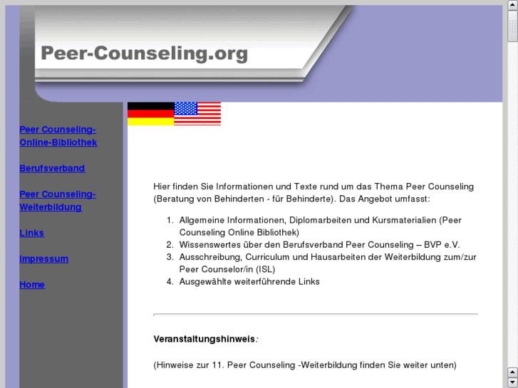 www.peer-counseling.org