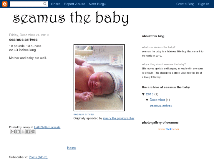 www.seamusthebaby.com