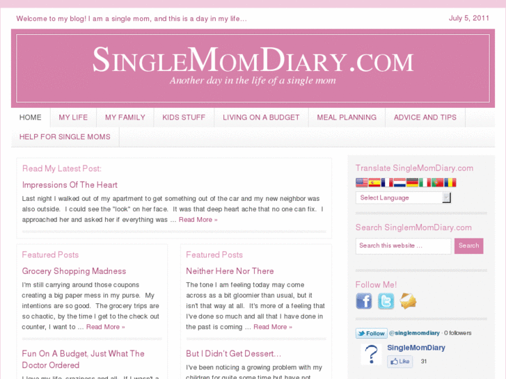 www.singlemomdiary.com