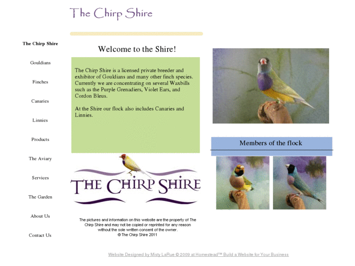 www.thechirpshire.com