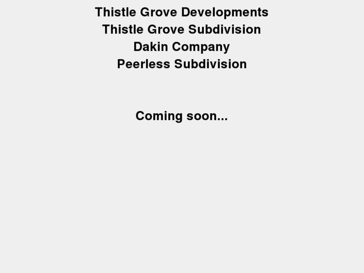 www.thistlegrovedevelopments.com