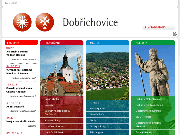 www.dobrichovice.cz