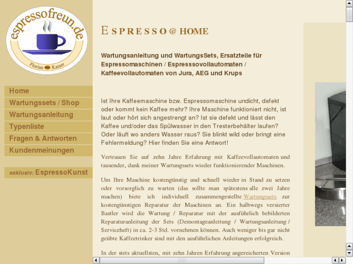 www.espressofreun.de