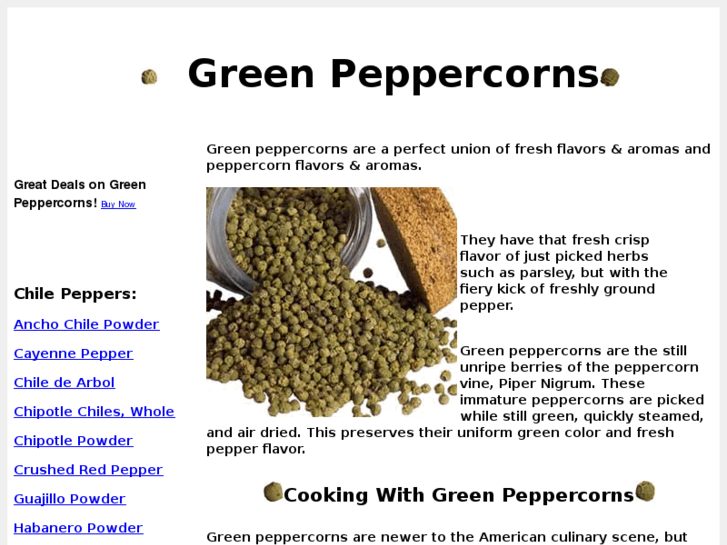 www.greenpeppercorns.com