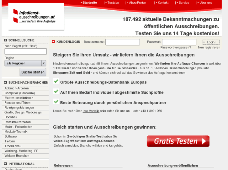 www.infodienst-ausschreibungen.at