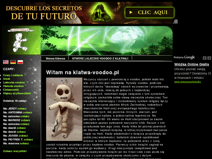 www.klatwa-voodoo.pl