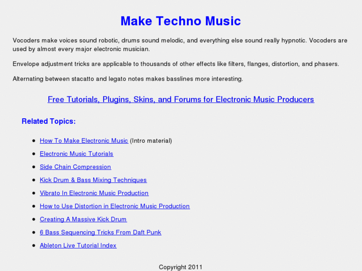 www.maketechnomusic.com