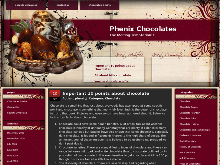 www.phenixchocolates.com