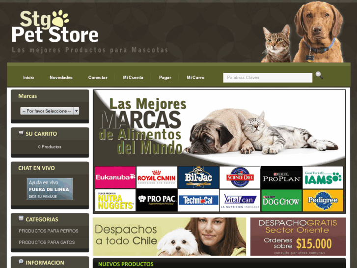 www.santiagopetstore.cl