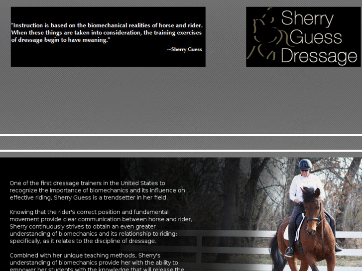 www.sherryguessdressage.com