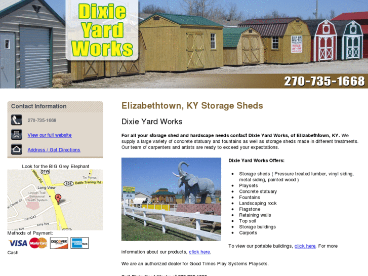 www.storageshedsandplaysets.com