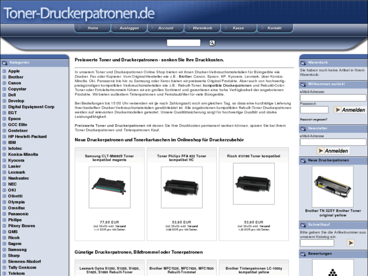 www.toner-druckerpatronen.de