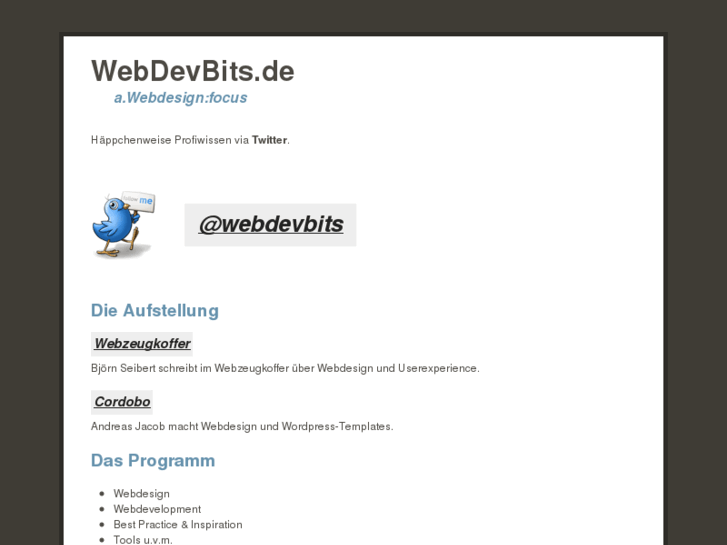 www.webdevbits.de