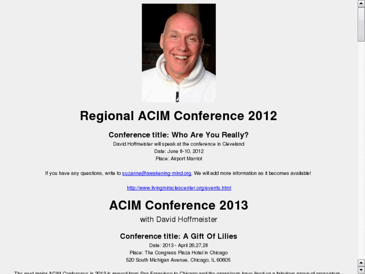 www.2011-acim-conference-san-francisco.info