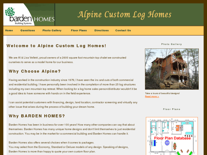 www.alpinecustomloghomes.com