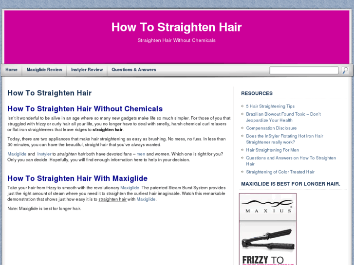 www.howtostraightenhair.net