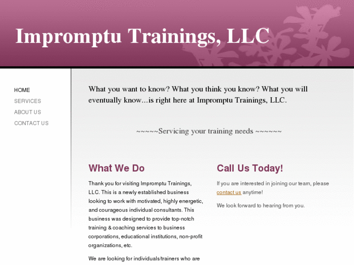 www.impromptutrainings.com