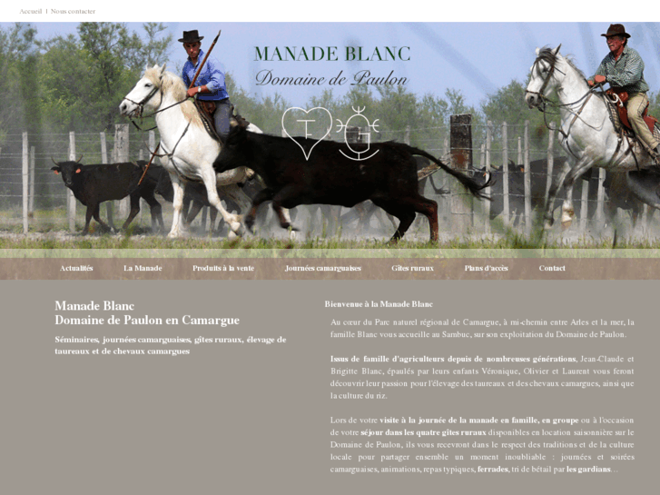 www.manade-blanc.com