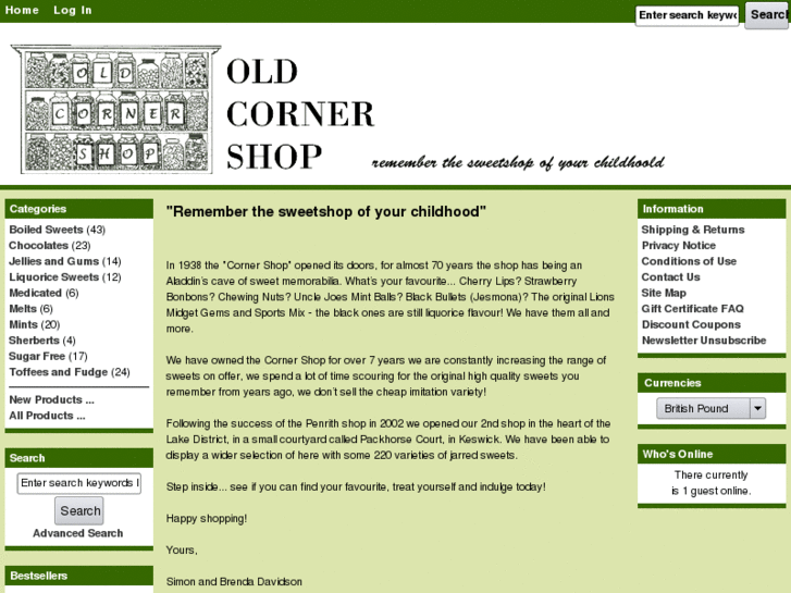 www.oldcornershop.co.uk