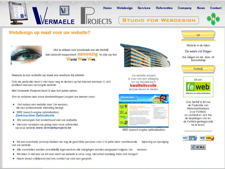 www.vermaeleprojects.be