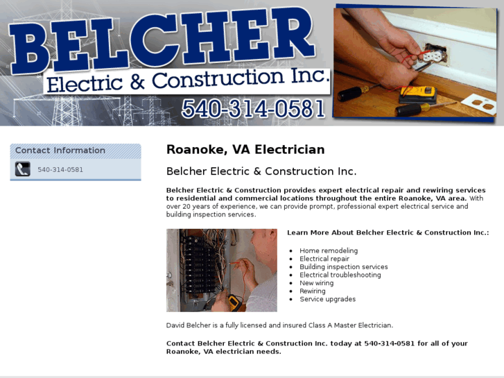 www.belcherelectricandconstruction.com