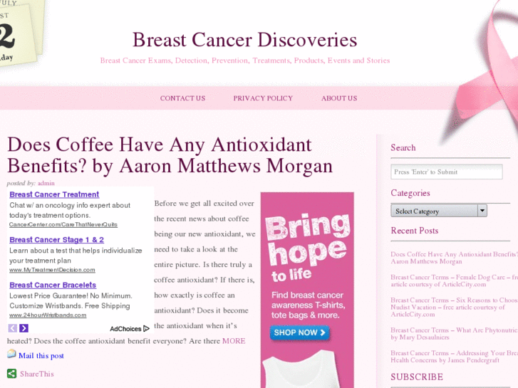 www.breastcancerdiscoveries.com