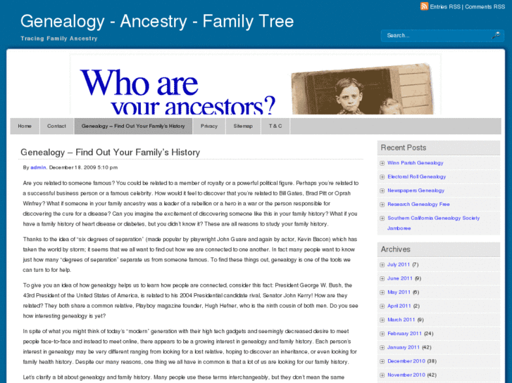 www.genealogys.info