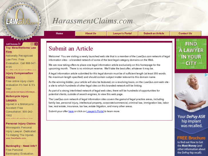 www.harassmentclaims.com