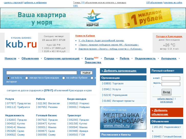 www.kub.ru